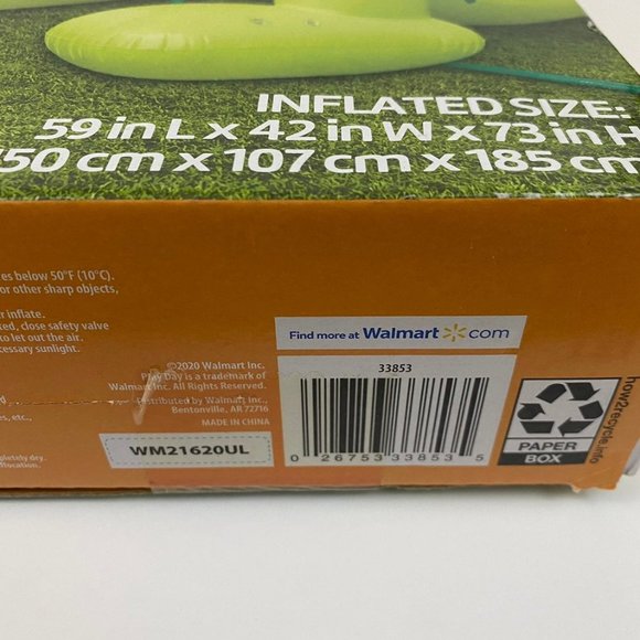 Play Day Inflatable Dinosaur Sprinkler Water Fun Toy - Picture 5 of 9